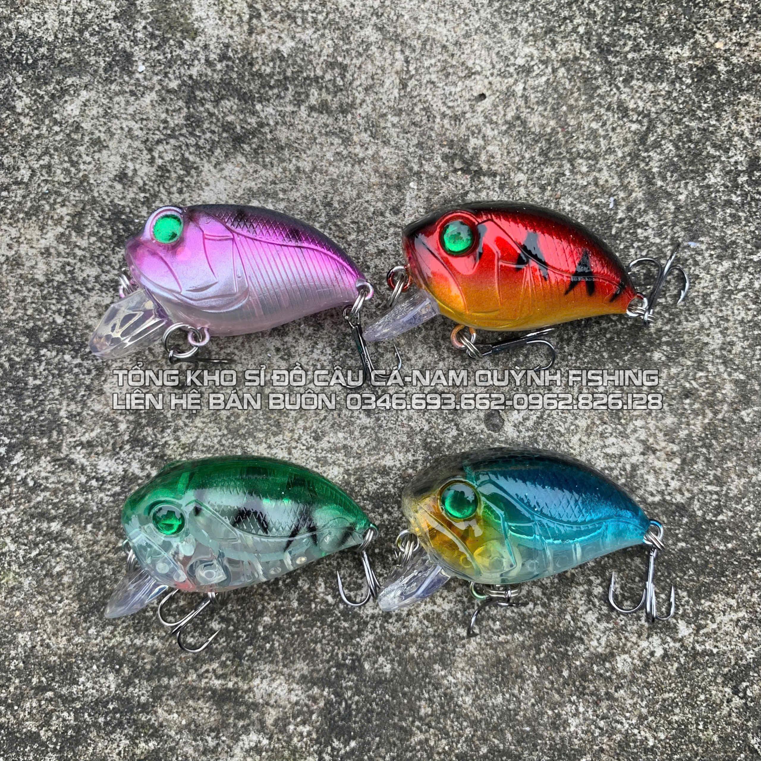 Mồi lure cá giả Fatso nổi mắt 3D – MO53 Mồi lure cá giả Fatso nổi mắt 3D – MO53