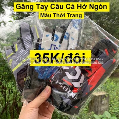 Găng tay câu cá hở ngón – PK48