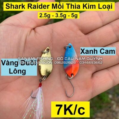 Mồi Thìa Kim Loại Shark Raider - MO56