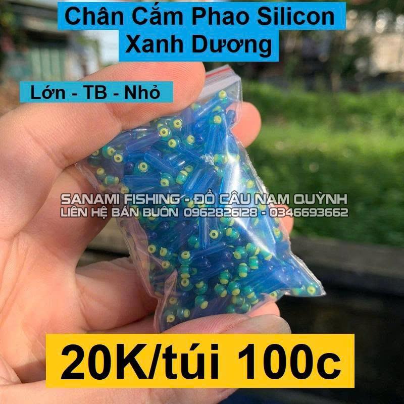Sét 100 Chân Cắm Phao Silicon Xanh Ngọc – Xanh Dương PK22 Sét 100 Chân Cắm Phao Silicon Xanh Ngọc – Xanh Dương PK22