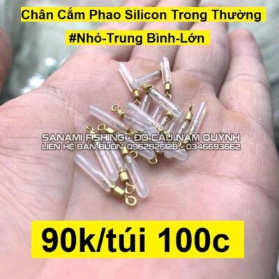 Túi 100 Chân Cắm Phao Silicon Trong Bản Thường-Chống Xước-Tự Đứng – PK33