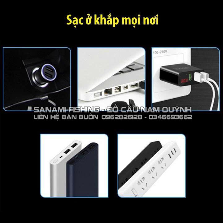 Sạc Pin Phao Câu Đài Cắm USB - PK154 Sạc Pin Phao Câu Đài Cắm USB - PK154