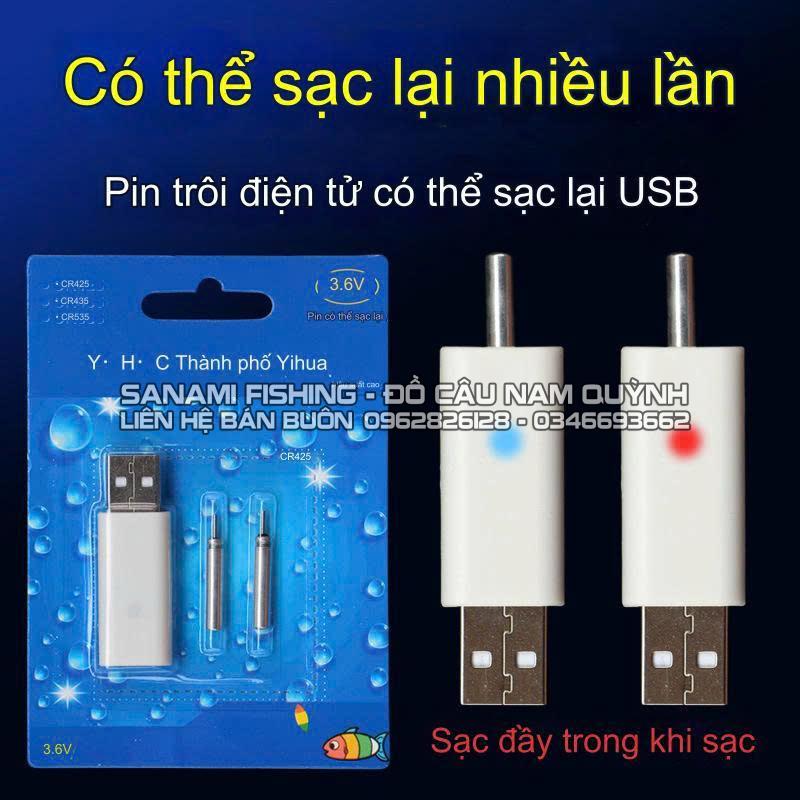 Sạc Pin Phao Câu Đài Cắm USB - PK154 Sạc Pin Phao Câu Đài Cắm USB - PK154