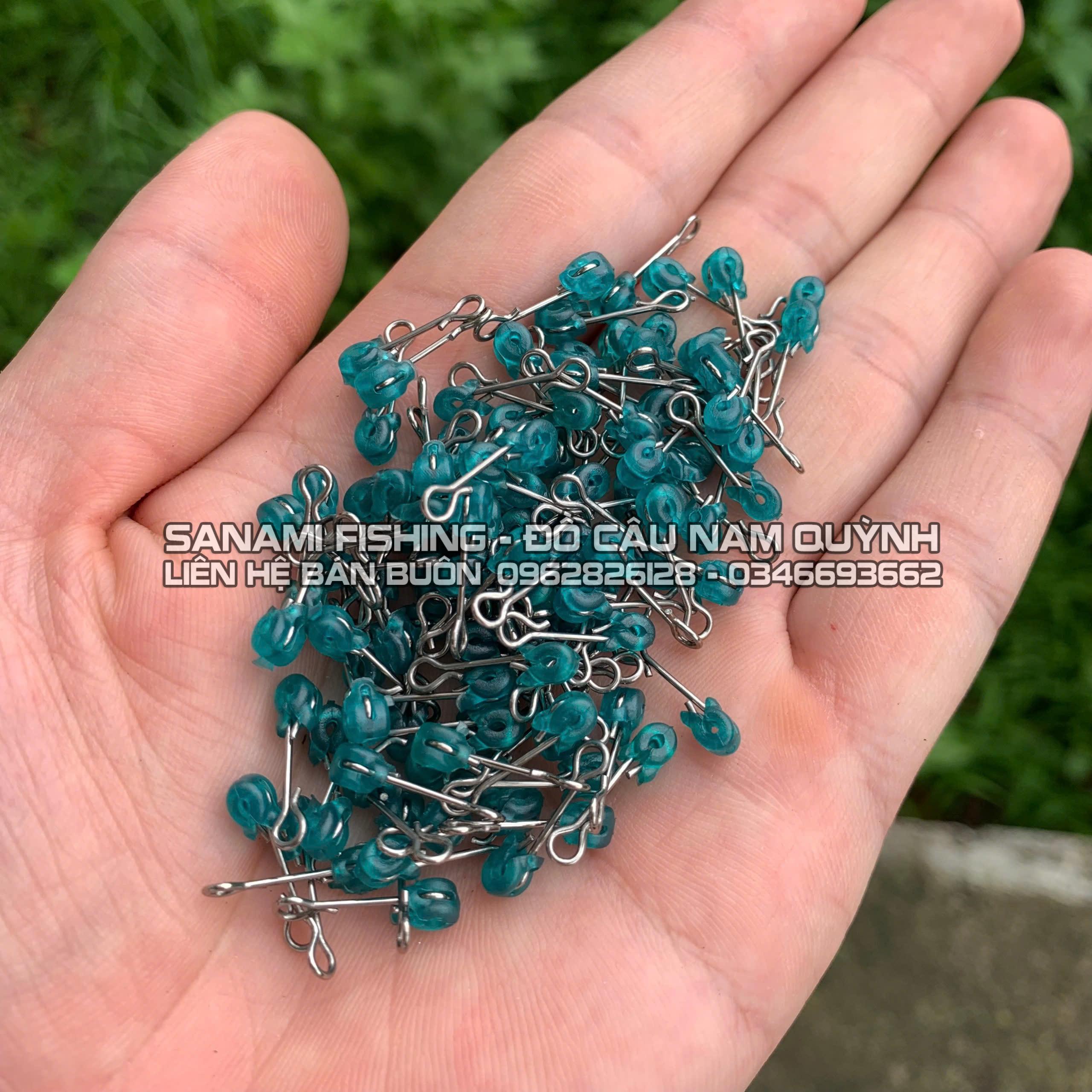 Túi 100 Móc Chống Trôi, Cố Định Phao Thân Silicon-PK03 Túi 100 Móc Chống Trôi, Cố Định Phao Thân Silicon-PK03