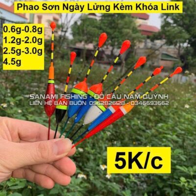 Phao Sơn Ngày Lửng Kèm Khoá Link Bobber – PCC11