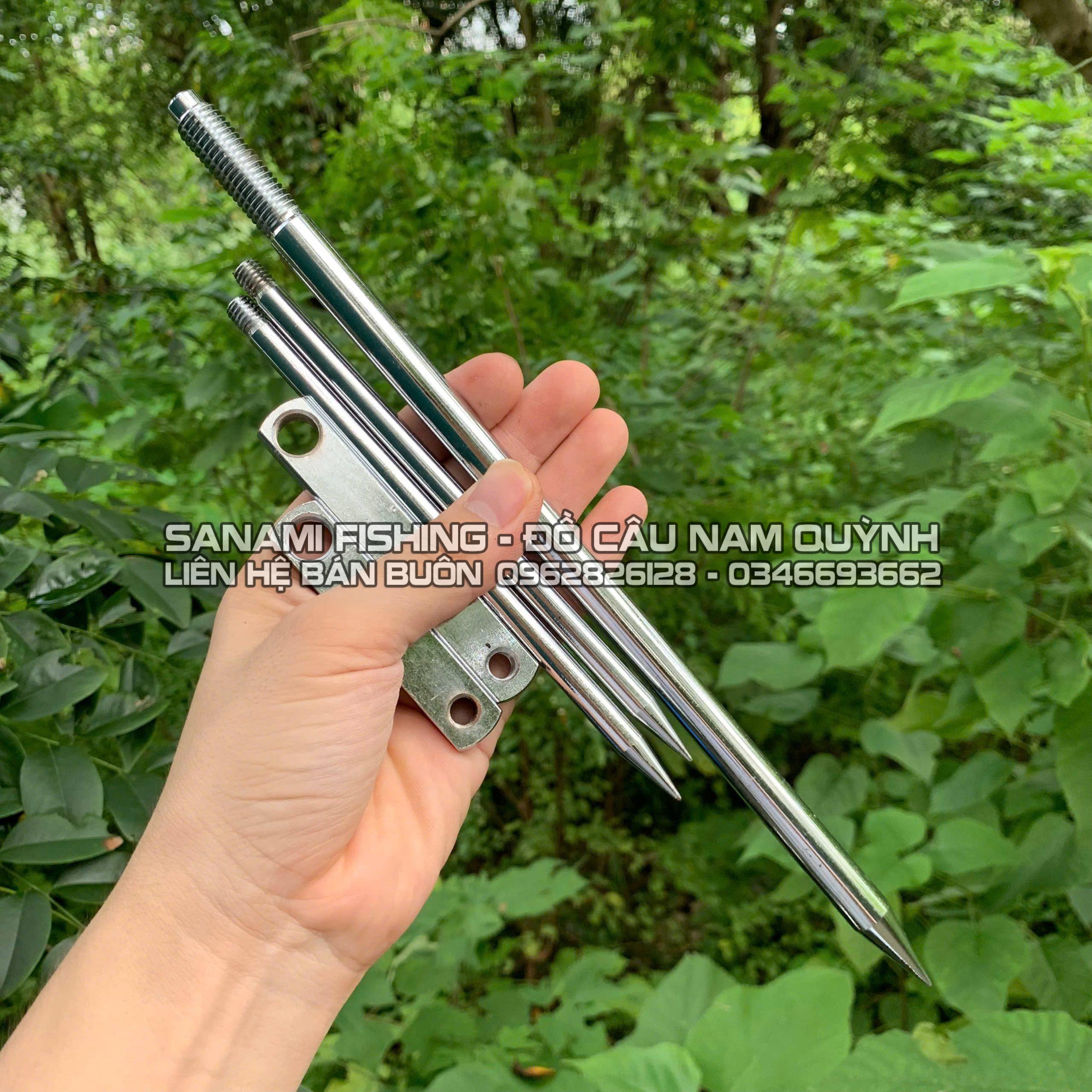 Chân Cắm Ô Inox Bản Đẹp 2 Chạc-3 Chạc 30cm - PK82 Chân Cắm Ô Inox Bản Đẹp 2 Chạc-3 Chạc 30cm - PK82