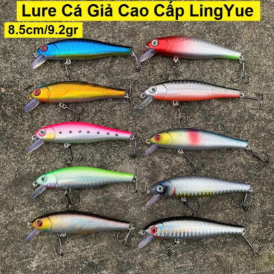 Mồi Lure Cá Giả Ling-Yue Cao Cấp 8.5cm-MO52
