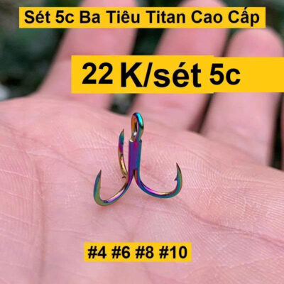 Sét 5 Lưỡi Ba Tiêu Titan Cao Cấp - LC43