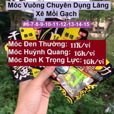 Móc Vuông Chuyên Câu Mồi Gạch – lc38