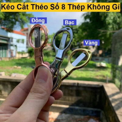 Kéo Cắt Thẻo, Dây Câu Cá Hình Số 8 - PK110